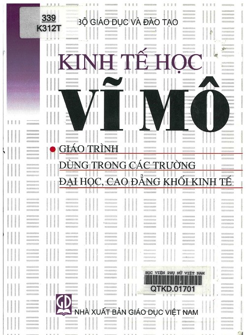 Giới thiệu sách Kinh tế học vĩ mô Học viện Phụ nữ Việt Nam